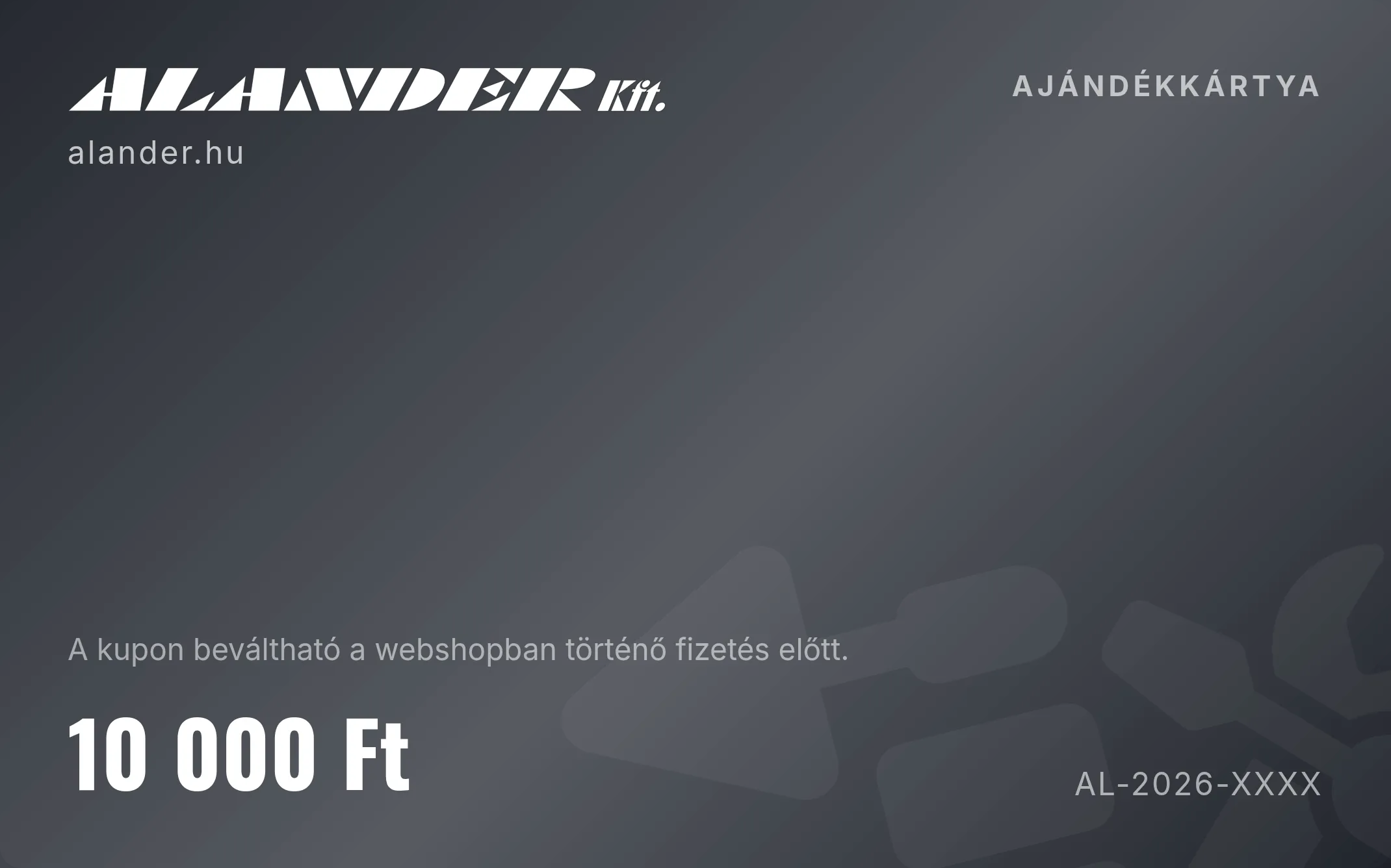 Ajándékkártya