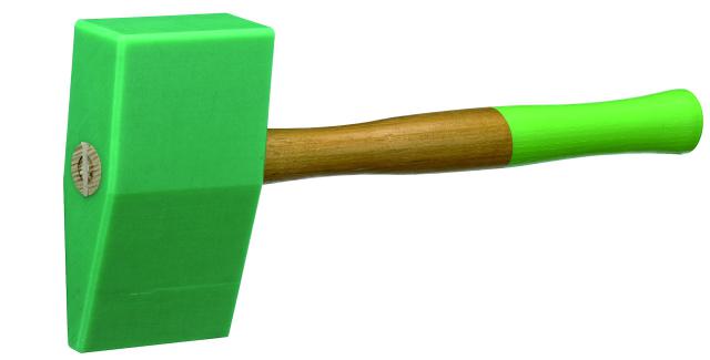 Műanyag kalapács éllel